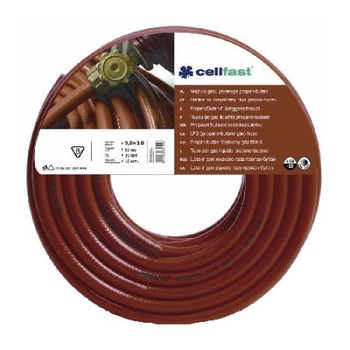 Furtun profesional gaz, propan-butan, 3-9-3, 50m, Cellfast Furtun profesional gaz, propan-butan, 3-9-3, 50m, Cellfast