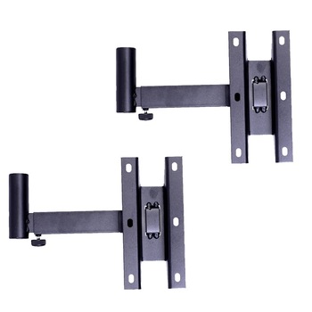 Set standuri pentru boxe, pentru perete, la 25 kg., Metal, Royal SP-318, Negru Set standuri pentru boxe, pentru perete, la 25 kg., Metal, Royal SP-318, Negru