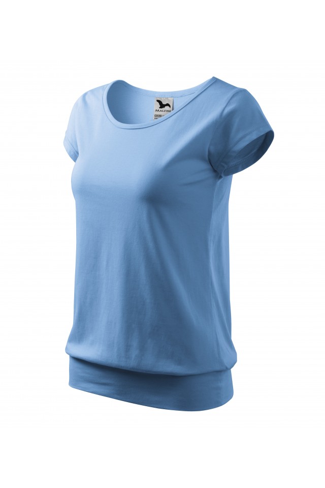 Tricou pentru dama, Albastru deschis, 120-15, Albastru