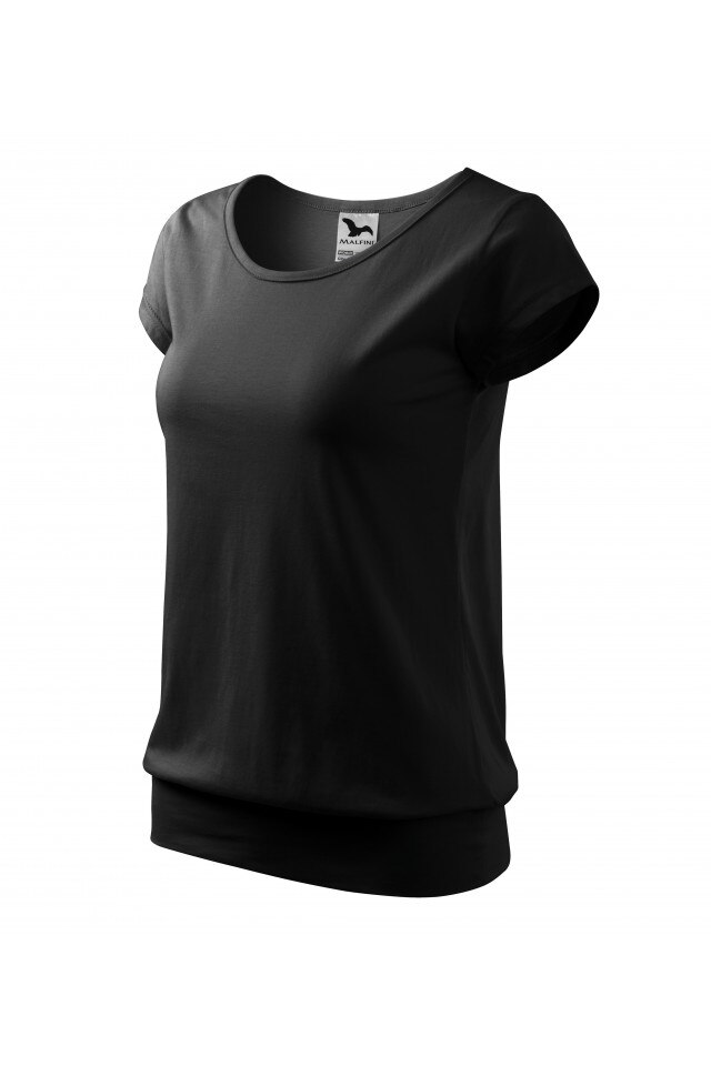 Tricou pentru dama, Negru, 120-01, Negru