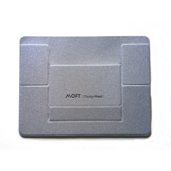 Stand de laptop pliabil Moft, argintiu, doua inaltimi Stand de laptop pliabil Moft, argintiu, doua inaltimi