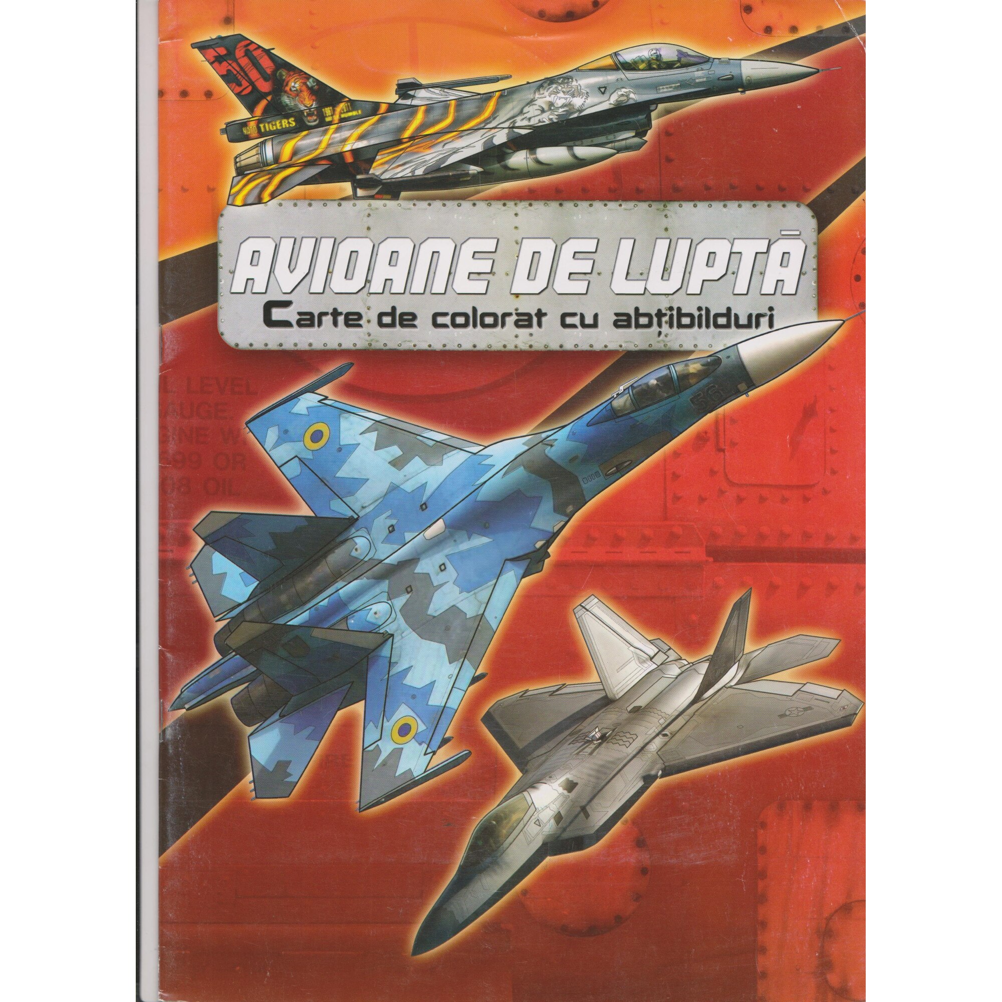 Insightful base wealth Avioane de lupta - Carte de colorat cu abtibilduri - eMAG.ro