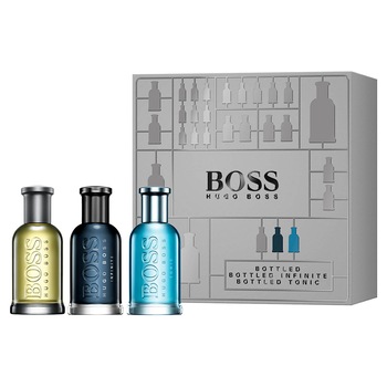 Set Hugo Boss, Bottled Collection, Barbati: Apa de Toaleta Boss Bottled, 30 ml + Apa de Toaleta Boss Bottled Tonic, 30 ml +Apa de Parfum Boss Bottled Infinite, 30 ml Set Hugo Boss, Bottled Collection, Barbati: Apa de Toaleta Boss Bottled, 30 ml + Apa de Toaleta Boss Bottled Tonic, 30 ml +Apa de Parfum Boss Bottled Infinite, 30 ml