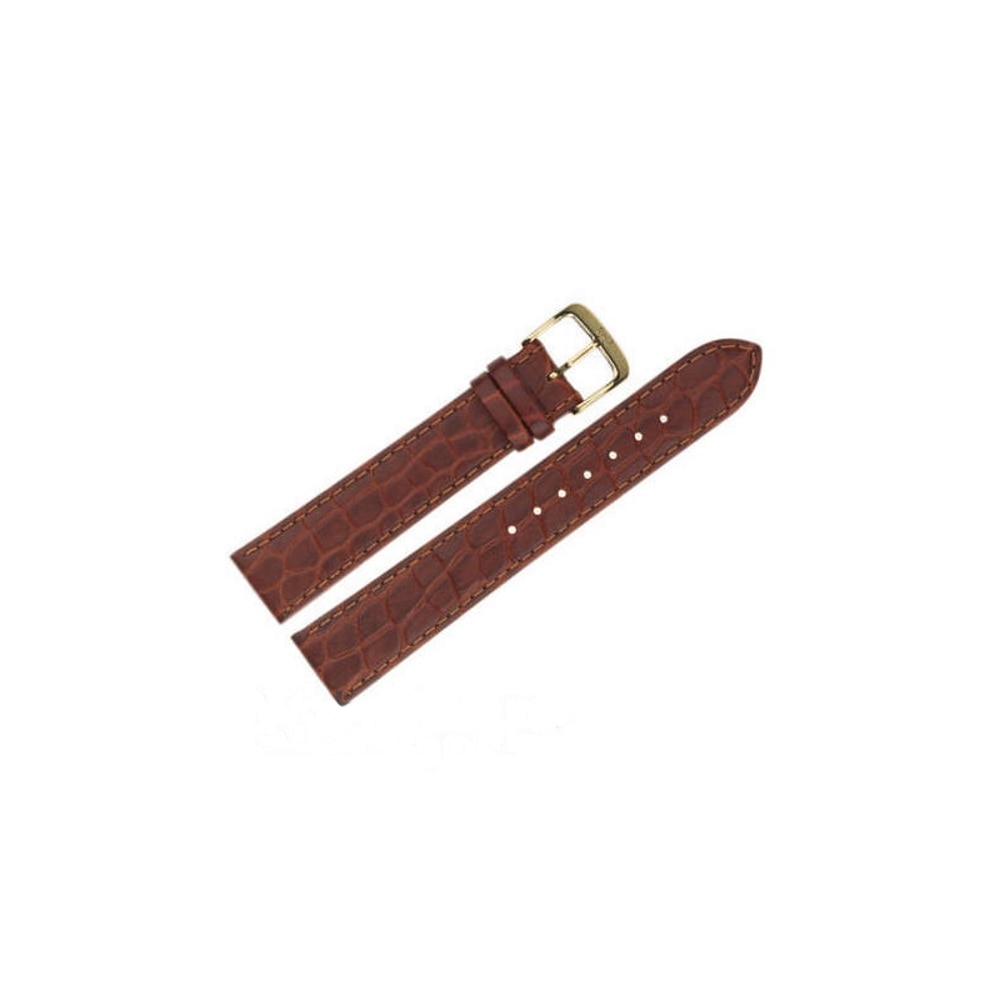 Curea de ceas Di-Modell Tiffany 1330-11205, 20mm, Maro auriu, catarama aurie