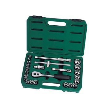 Trusa capete chei tubulare si accesorii 1/2 Trusa capete chei tubulare si accesorii 1/2