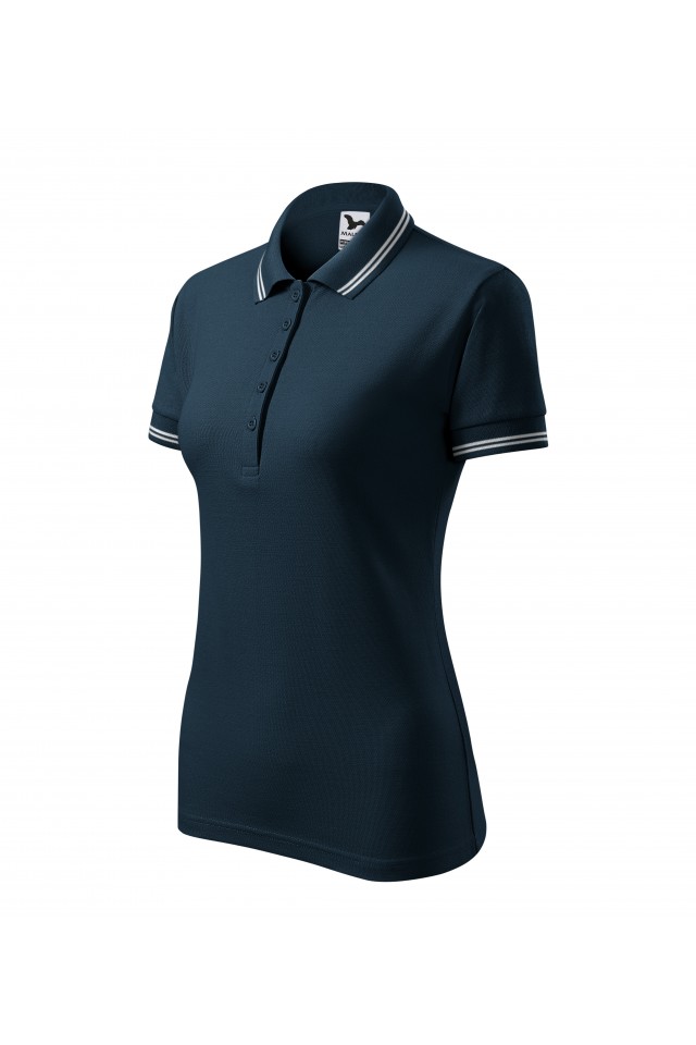 Tricou polo pentru dama, Albastru marin, 220-02, Albastru