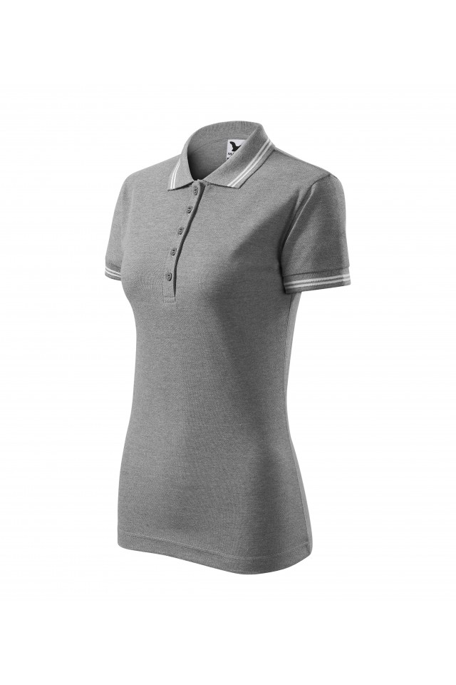 Tricou polo pentru dama, Gri inchis, 220-12, Gri