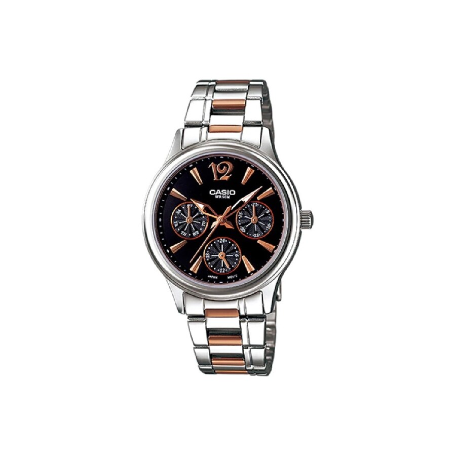 Ceas de dama Enticer, Casio, Argintiu cu auriu