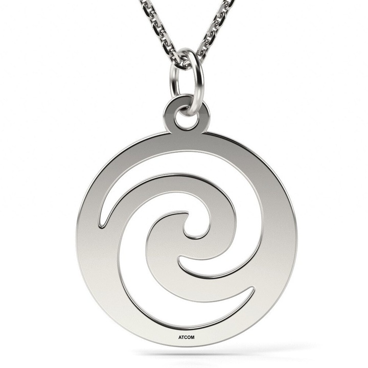 Lánc medállal fehér aranyból, Mirage modell