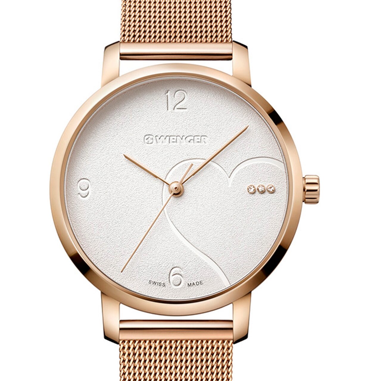 Ceas de dama Wenger 01.1731.112 Metropolitan Donnissima, 38mm, 10ATM, Auriu