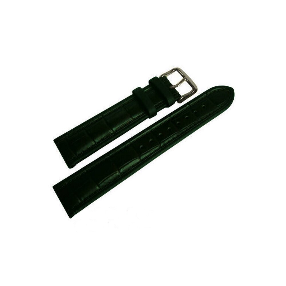 Curea de ceas Di-Modell Imperator Wapro 1635-19222, 22mm, Verde inchis, catarama argintie