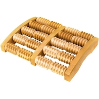 Aparat de masaj de picioare din lemn Samozdrav 0821, Mare, Bej