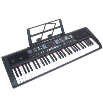 Orga electronica 61 Clape, Display LED, 16 tonuri, Bluetooth, microfon, radio FM, USB Orga electronica 61 Clape, Display LED, 16 tonuri, Bluetooth, microfon, radio FM, USB