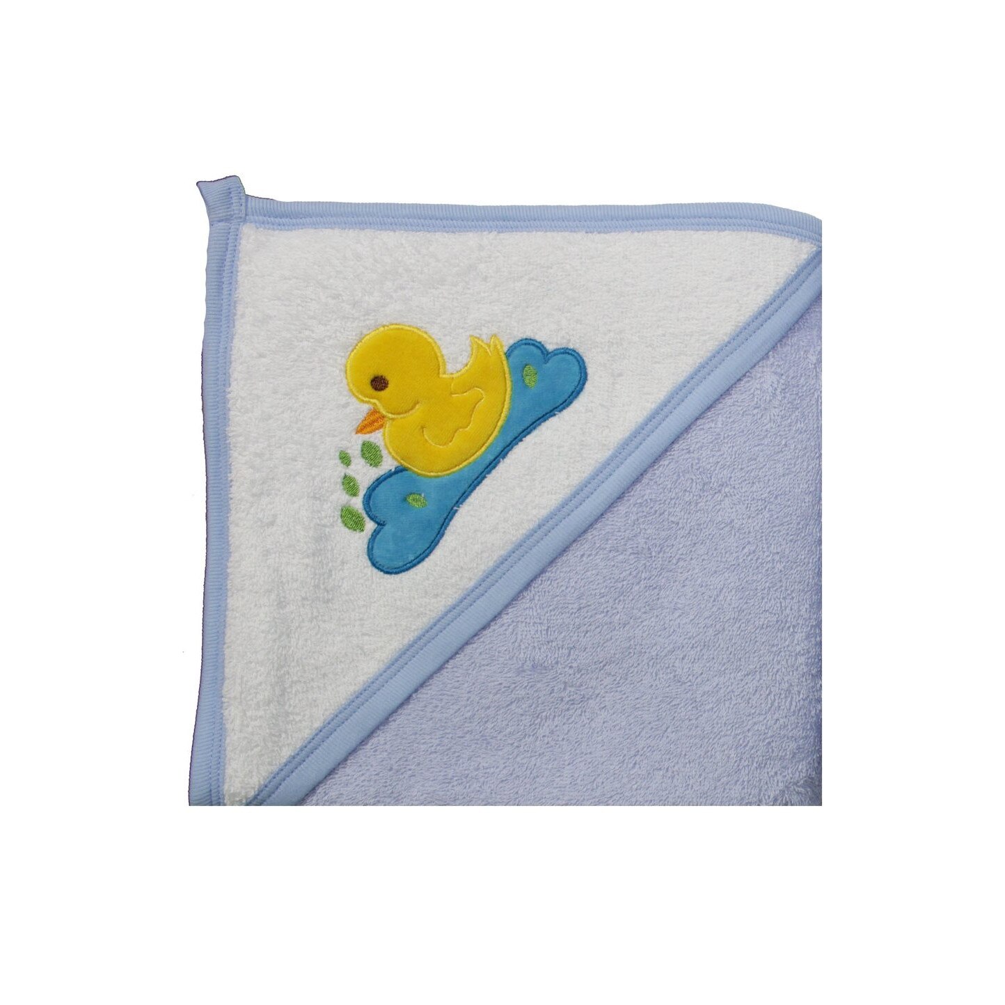 Prosop bumbac, albastru, Ratusca, 80x100cm