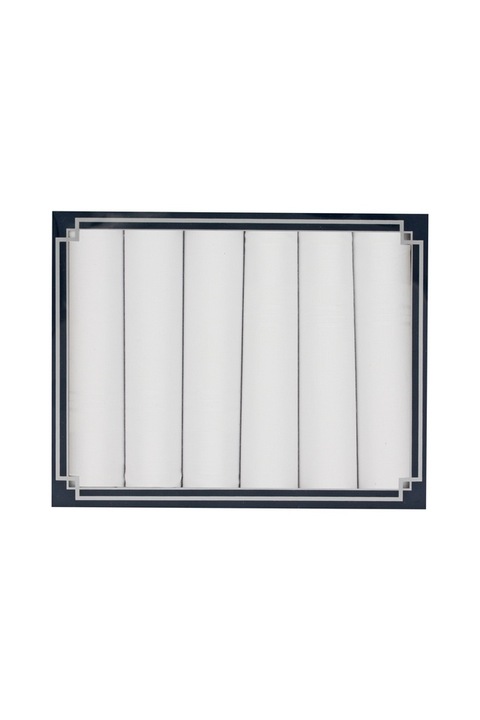 M37F FEHÉR Ffi textilzsebkendő 6db díszdobozban