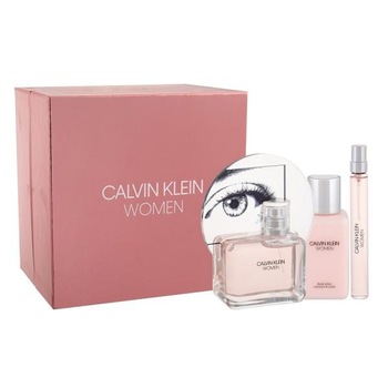 Set Apa de Parfum Calvin Klein Women, Femei, 100ml + 10ml + 100ml Lotiune de corp Set Apa de Parfum Calvin Klein Women, Femei, 100ml + 10ml + 100ml Lotiune de corp