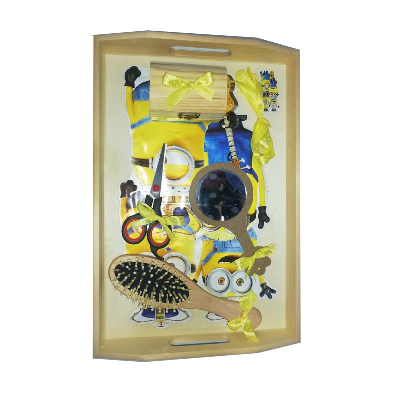 Tava Mot, 5 piese, 40*30 cm, Minioni, Sop Carnaval