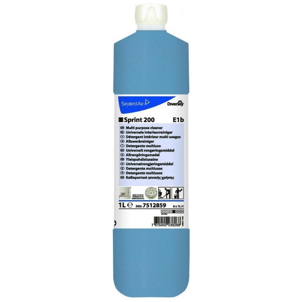 Detergent profesional multifunctional concentrat, pentru suprafete lavabile TASKI Sprint 200 1L