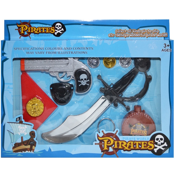 Set Arme Pirat ,7 piese Multicolor 3 ani +