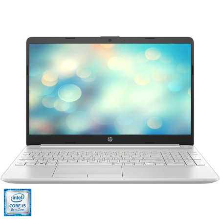 Laptop HP 15-dw0024nq cu procesor Intel® Core™ i5-8265U pana la 3.9GHz Whiskey Lake, 15.6", Full HD, 16GB, 1TB HDD, Intel® UHD Graphics, FreeDOS, Silver