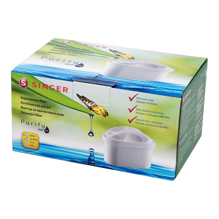 Водни филтри SINGER RWF 51, Бели, 3 броя