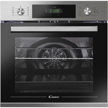 Cuptor incorporabil Candy FCTS886X WIFI, Electric, 70 l, Autocuratare Pirolitica & Aquactiva, WiFi, STEAM, Clasa A, Inox