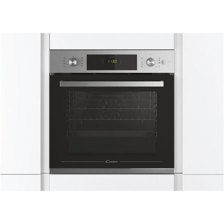 Cuptor incorporabil Candy FCTS886X WIFI, Electric, 70 l, Autocuratare Pirolitica & Aquactiva, WiFi, STEAM, Clasa A, Inox