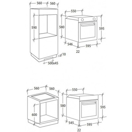Cuptor incorporabil Candy FCTS886X WIFI, Electric, 70 l, Autocuratare Pirolitica & Aquactiva, WiFi, STEAM, Clasa A, Inox