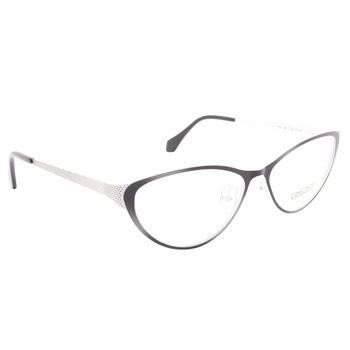 Rame ochelari de vedere, Cascada, Dama, PAC 128, 53mm, Negru/Alb Rame ochelari de vedere, Cascada, Dama, PAC 128, 53mm, Negru/Alb