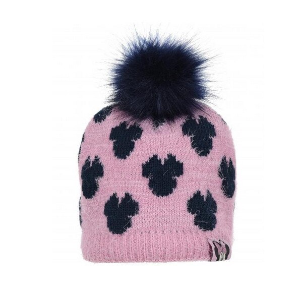 Caciula iarna, Minnie Mouse, roz