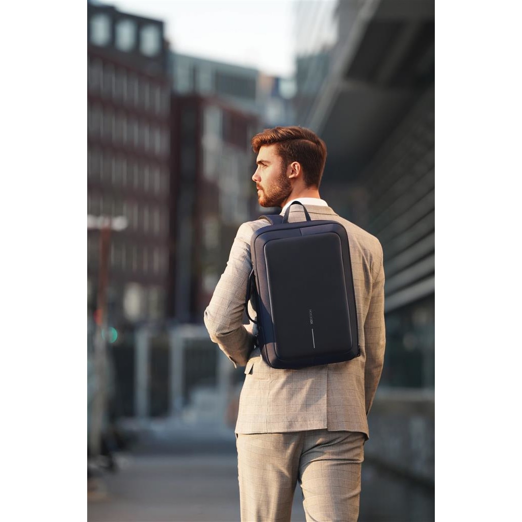Rucsac Laptop Antifurt Bobby Bizz, 15.6 inch, Albastru