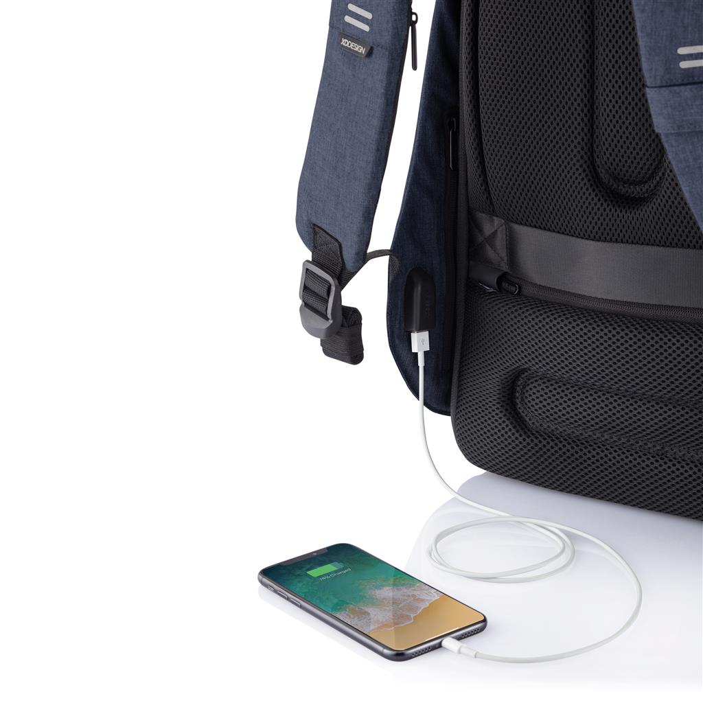 Rucsac Laptop Antifurt, Bobby Hero Small, 13.3 inch, Albastru Navy
