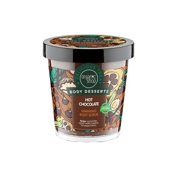 Scrub de corp, Organic Shop, ciocolata,450g Scrub de corp, Organic Shop, ciocolata,450g