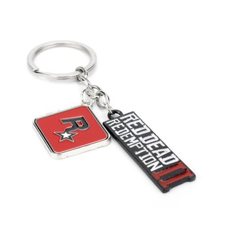 Breloc Gaming Logo Red Dead Redemption 2 + Logo Rockstar Breloc Gaming Logo Red Dead Redemption 2 + Logo Rockstar