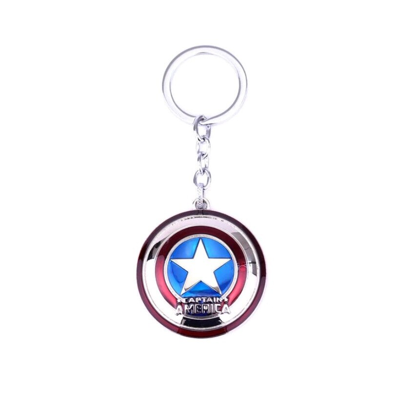 Breloc Shield of Captain America from Avengers, Colectia Marvel, argintiu