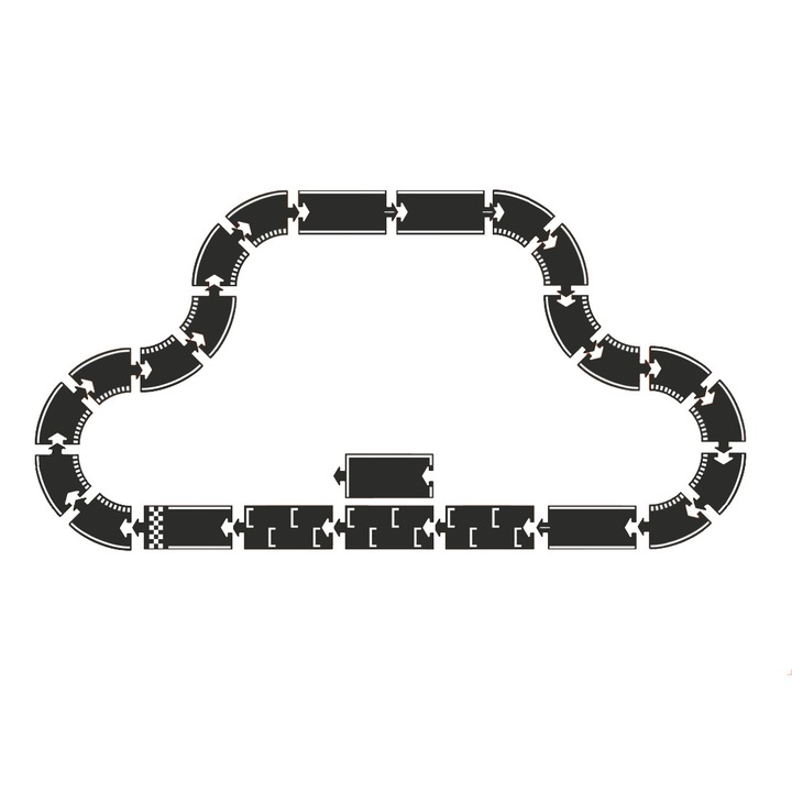 Traseu auto, Waytoplay, Grand Prix (24 piese)