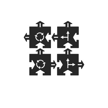 Extensie,Traseu auto, Waytoplay, Intersectii (4 piese) Extensie,Traseu auto, Waytoplay, Intersectii (4 piese)