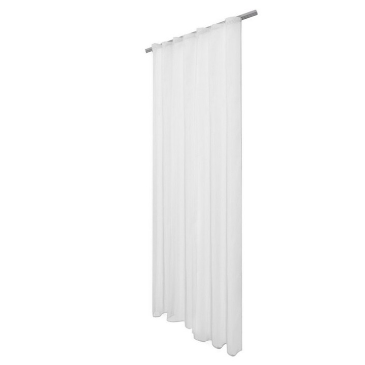 Perdea Mark.B7, Alb, 145X270cm, 1 buc