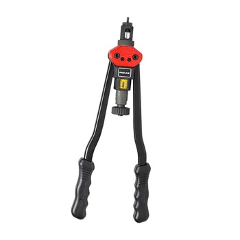 Cleste nit-piulita lung Proline, M3 - M12, 70 accesorii incluse, Negru/Rosu Cleste nit-piulita lung Proline, M3 - M12, 70 accesorii incluse, Negru/Rosu