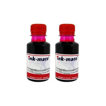 Pachet flacon refill cerneala magenta dye x2 Ink-Mate 200ml compatibil Canon CL-511 Pachet flacon refill cerneala magenta dye x2 Ink-Mate 200ml compatibil Canon CL-511
