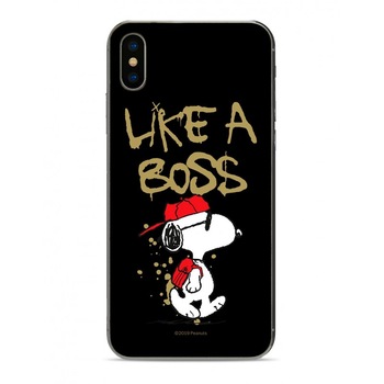 Husa Capac TPU / Glass, SNOOPY 037, Huawei P20 cu Licenta, Blister Husa Capac TPU / Glass, SNOOPY 037, Huawei P20 cu Licenta, Blister