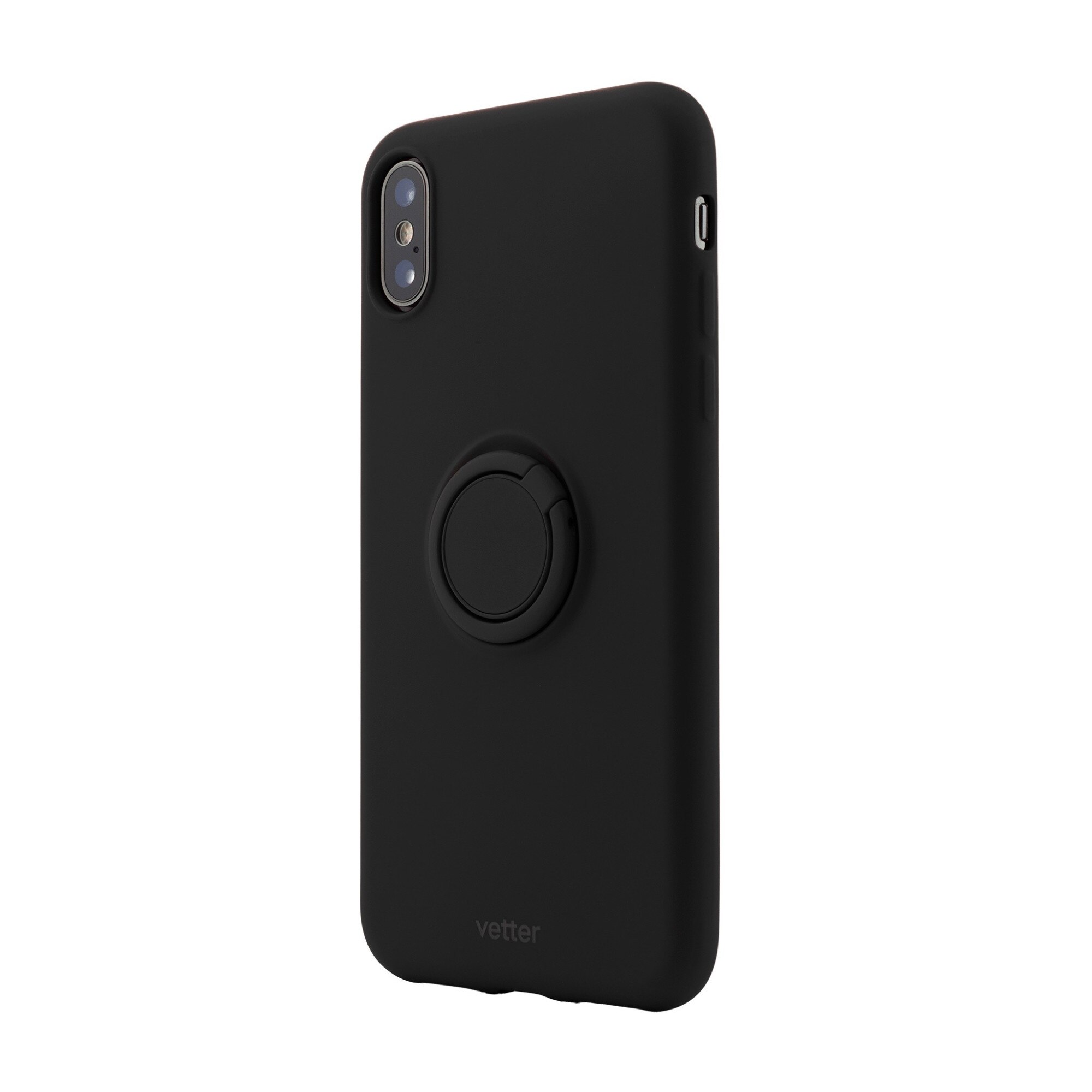 Husa iPhone X / XS Vetter Soft Pro With Magnetic Istand Neagra