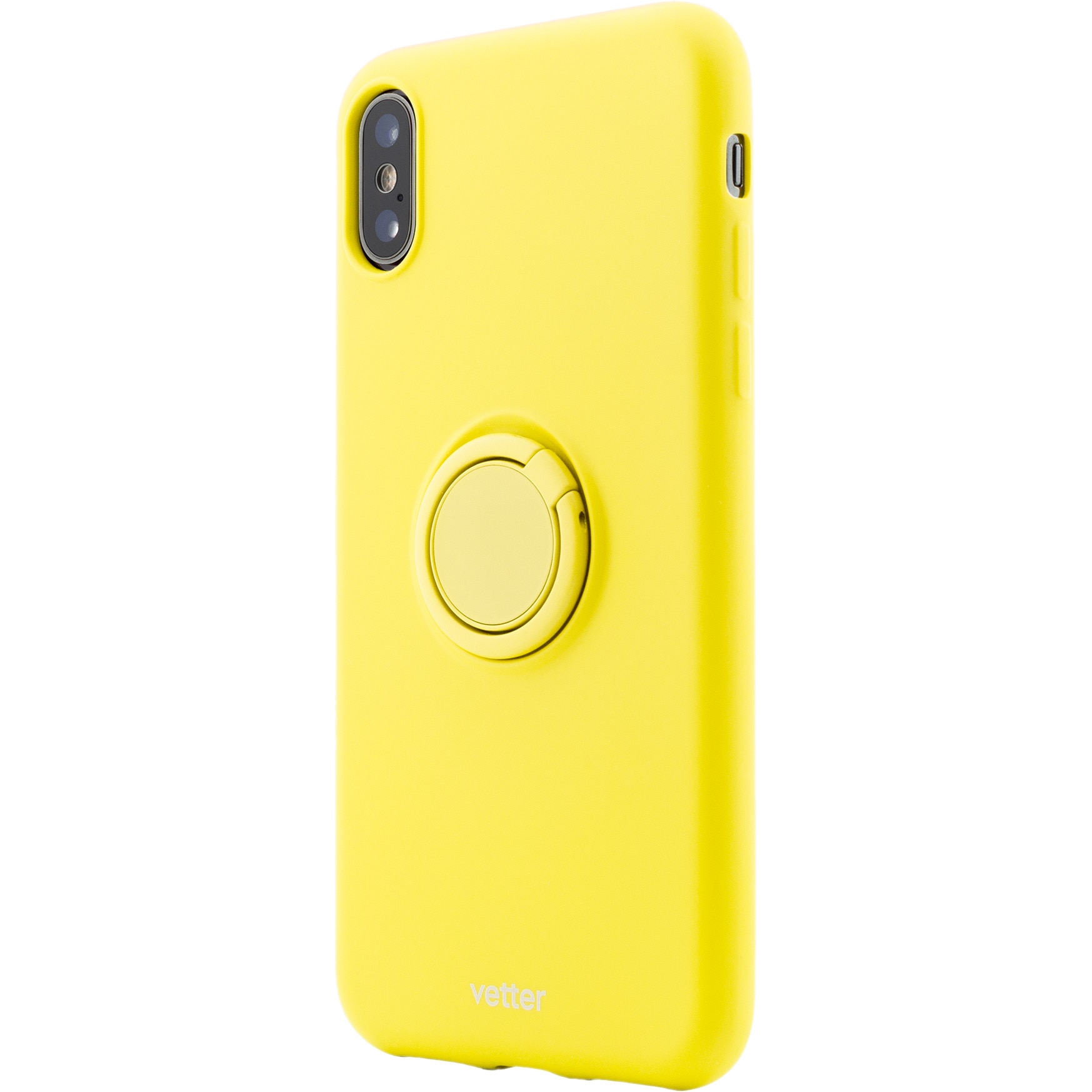 Husa iPhone X / XS Vetter Soft Pro With Magnetic Istand Galbena