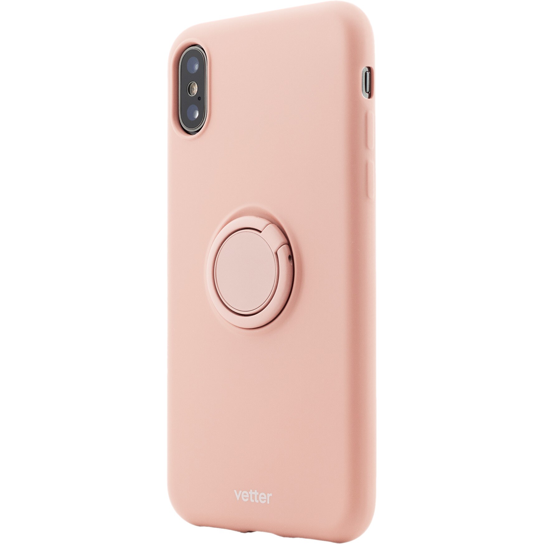 Husa iPhone XS MAX Vetter Soft Pro With Magnetic Istand Roz