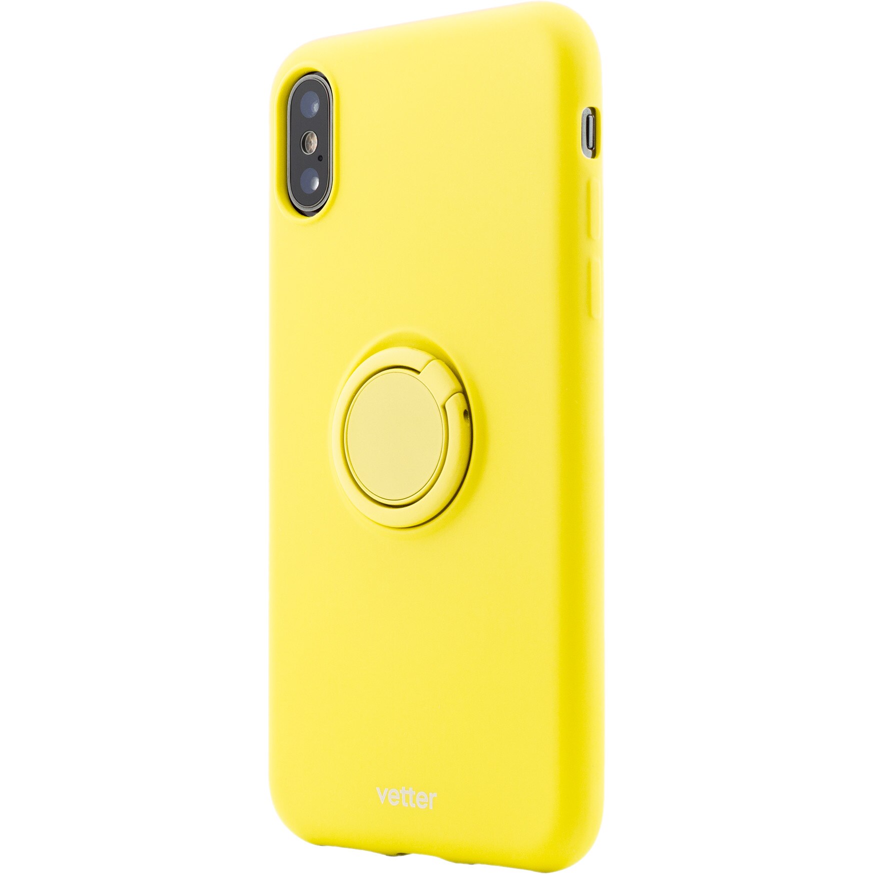 Husa iPhone XS MAX Vetter Soft Pro With Magnetic Istand Galbena