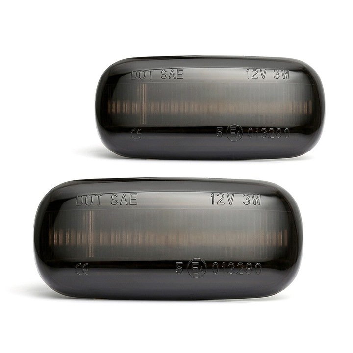 Lampi semnalizari laterale aripa, dinamice, secventiale Audi A3 8P, A4 B6, B7, B8, A6, set 2 bucati