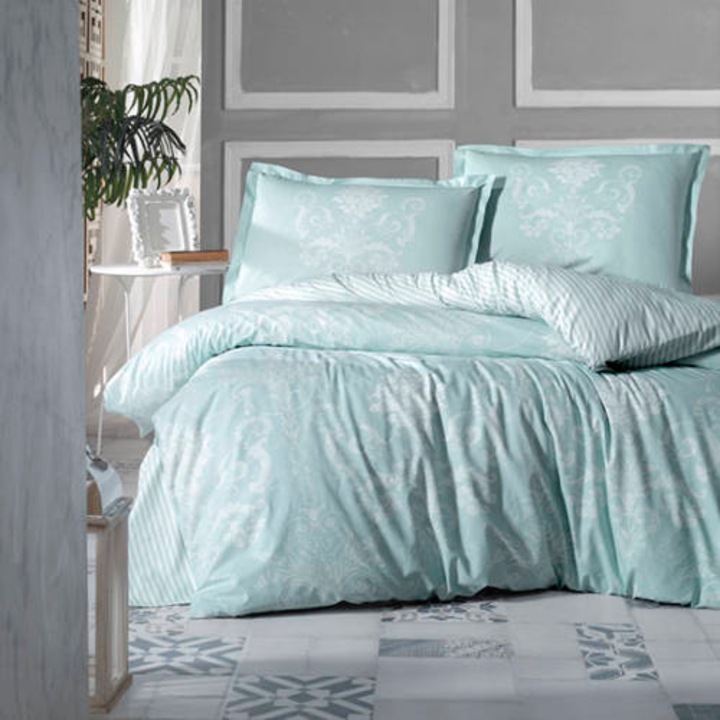 Kétszemélyes ágynemű garnitúra Alone V2 Ralex Pucioasa, 100% renforcé pamut