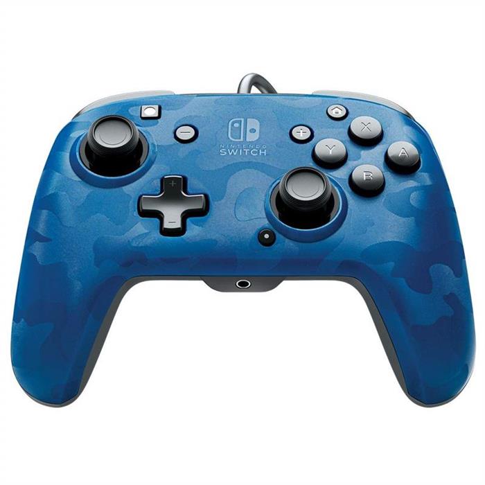 Accesoriu Face Off Deluxe Controller Audio Camo Blue Nintendo Switch