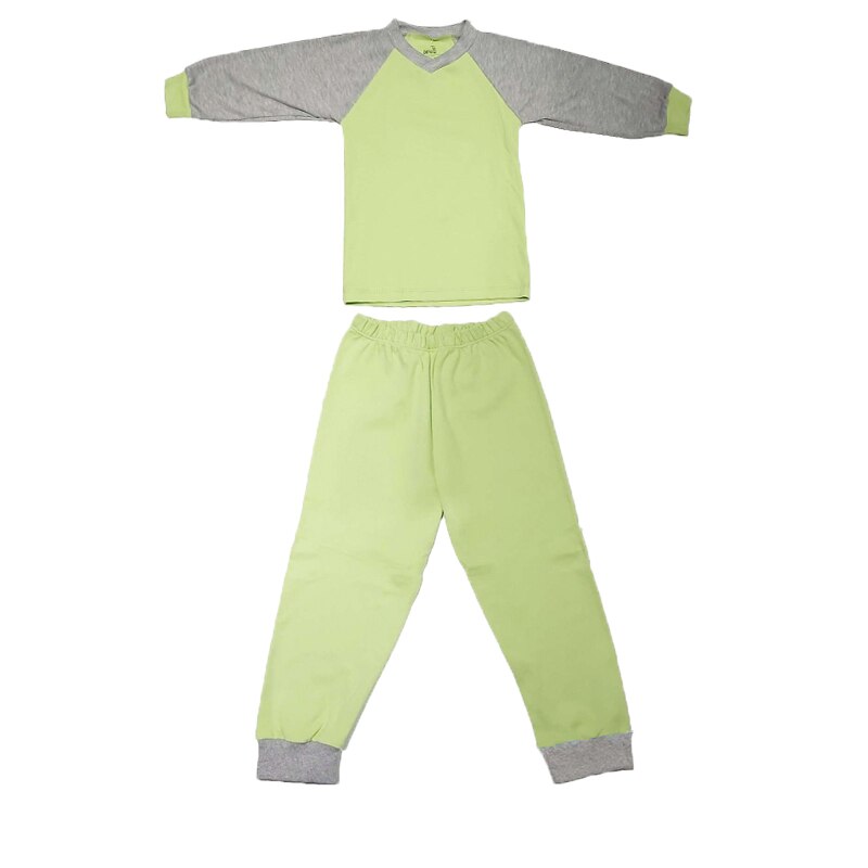 Pijama baieti Pifou Model 2 M2-V, Verde, 122