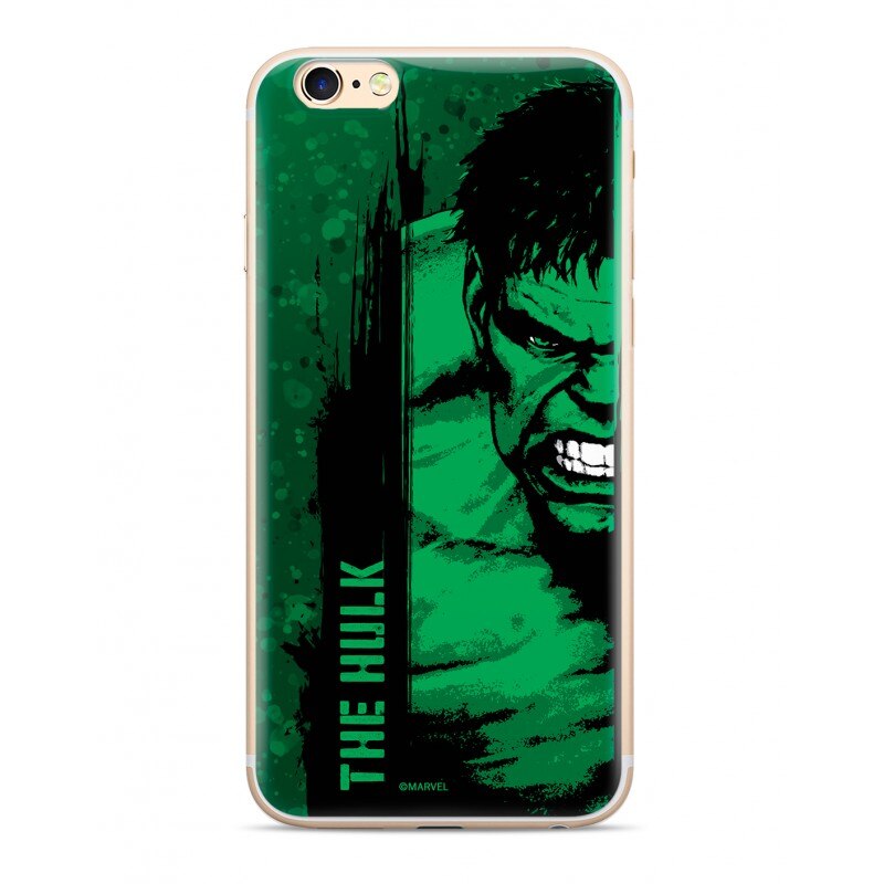 Husa Capac TPU, Hulk 001 Apple iPhone 7 Plus / 8 Plus Verde cu Licenta, Blister